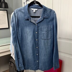 Old Navy Denim Blue Classic Shirt
